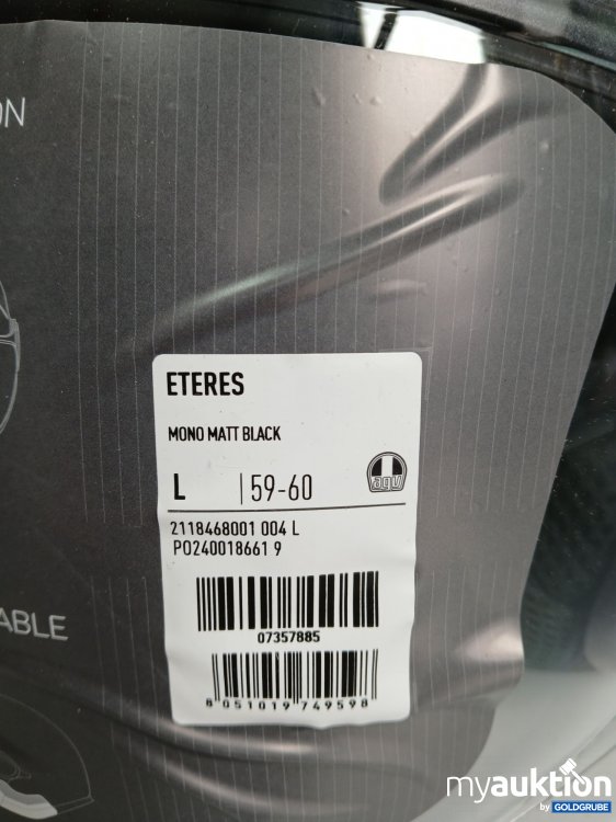 Artikel Nr. 994932 Artikel Nr. 994932: AGV ETERS Motorradhelm schwarz größe L 59-60
