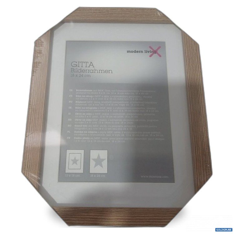 Artikel Nr. 467933 Artikel Nr. 467933: GITTA Bilderrahmen mit Holzoptik
18 x 24 cm