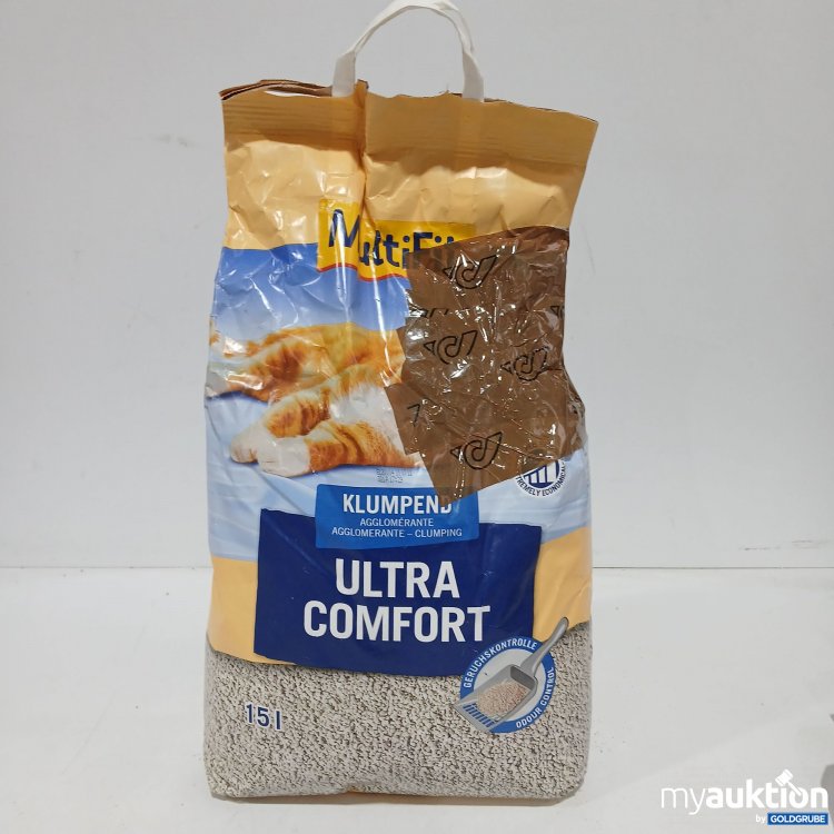 Artikel Nr. 889933: MultiFit Klumpend Ultra Komfort Katzenstreu 15l 