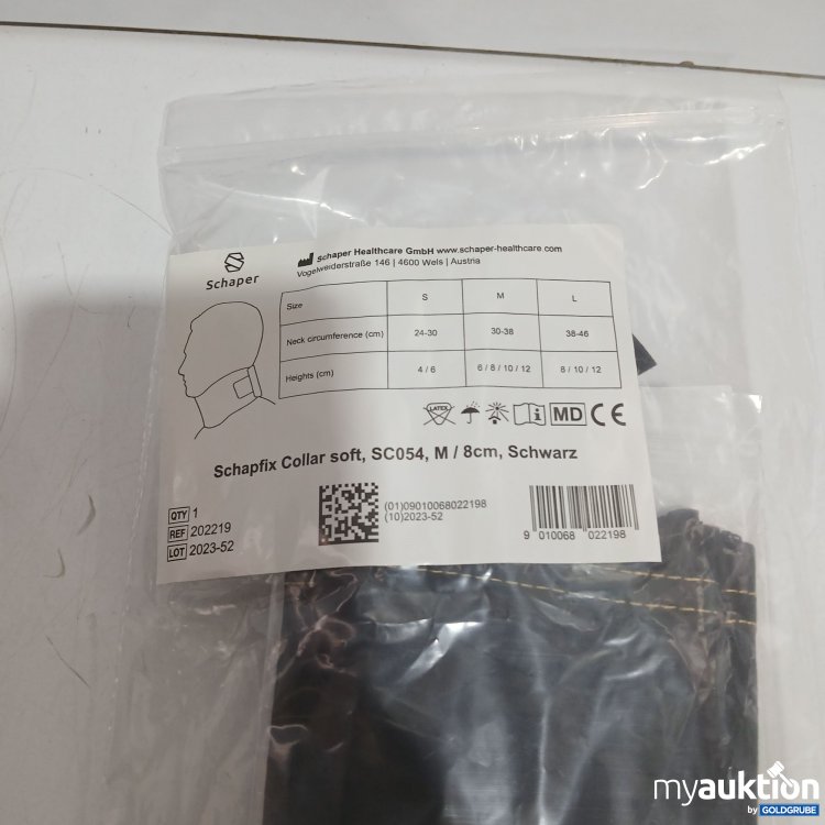Artikel Nr. 957933: Schaper Schapfix Collar soft SC054 M/8 cm Schwarz 