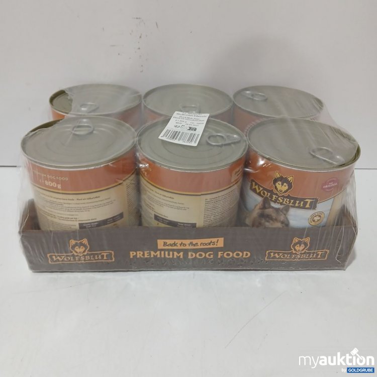 Artikel Nr. 976933 Artikel Nr. 976933: Wolfsblut Premium Dog Food Hund Wide Plain Pferd mit Süßkartoffeln 6×800g