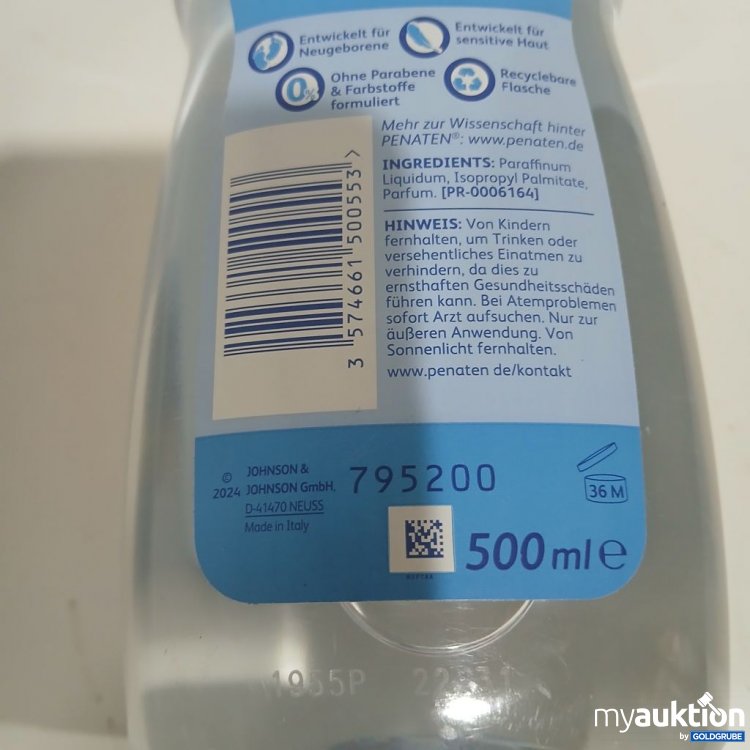 Artikel Nr. 981933 Artikel Nr. 981933: Penaten Pflegeöl Sensitiv 500ml