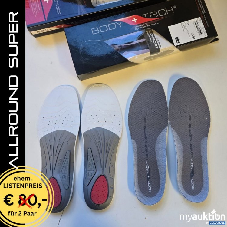 Artikel Nr. 344934: orthop. Schuheinlage Bodytech Comfort super Gr.M  EU 39-40
