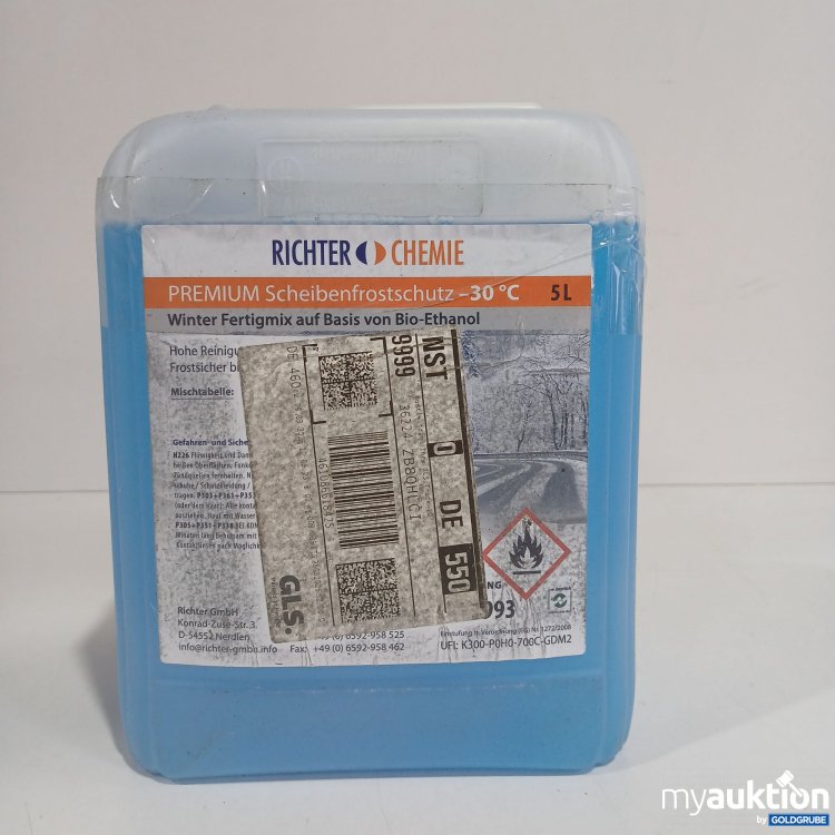 Artikel Nr. 439934 Artikel Nr. 439934: Richter Chemie Premium Scheibenfrostschutz -30°C 5L