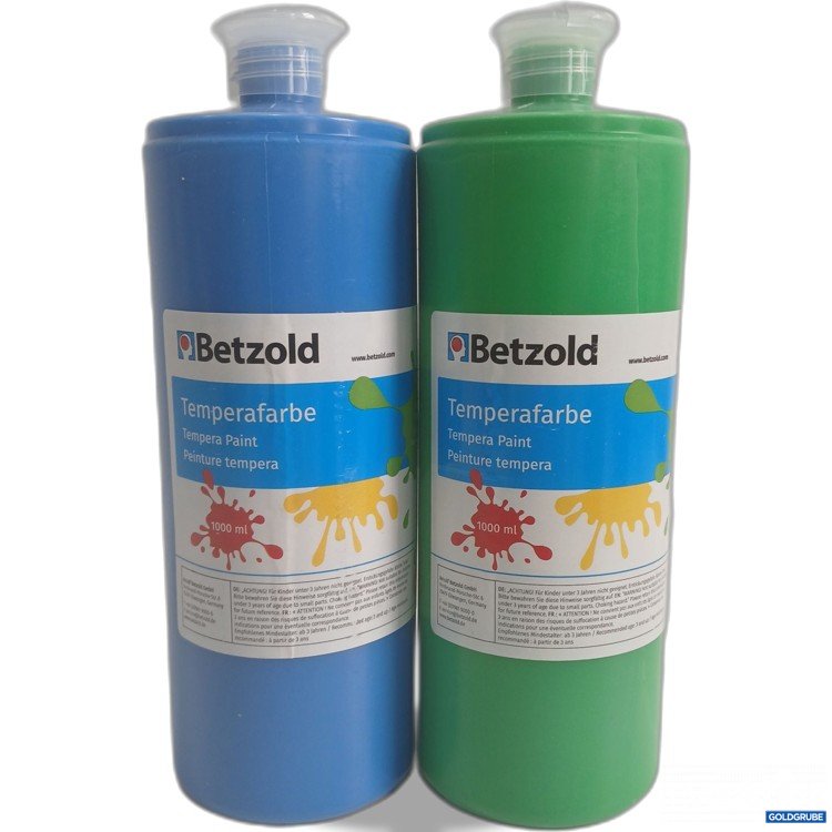 Artikel Nr. 444934: Betzold Temperafarbe blau + grün 1000ml