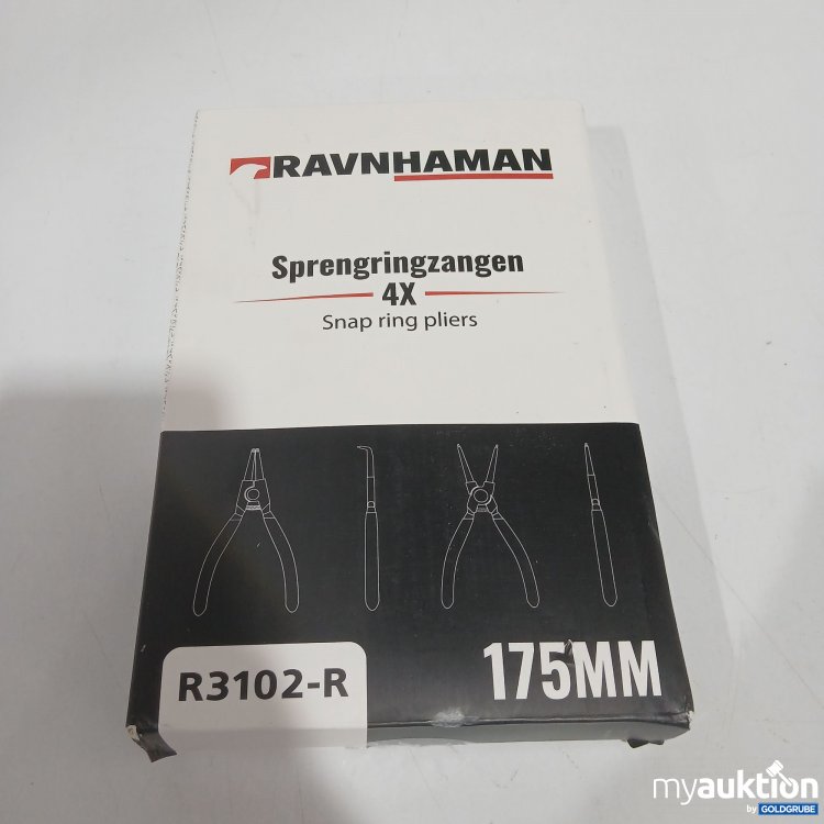 Artikel Nr. 812934 Artikel Nr. 812934: Ravnhaman Sprengringzangen 4x 175mm R3102-R
