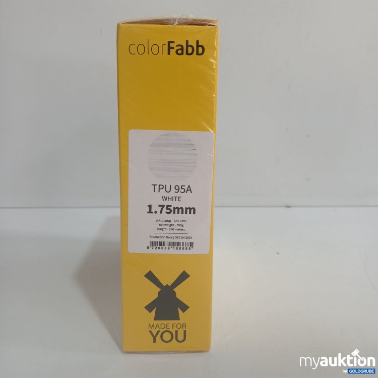 Artikel Nr. 860934: Color Fabb 3D Printer Filament 1,75mm white 700g
