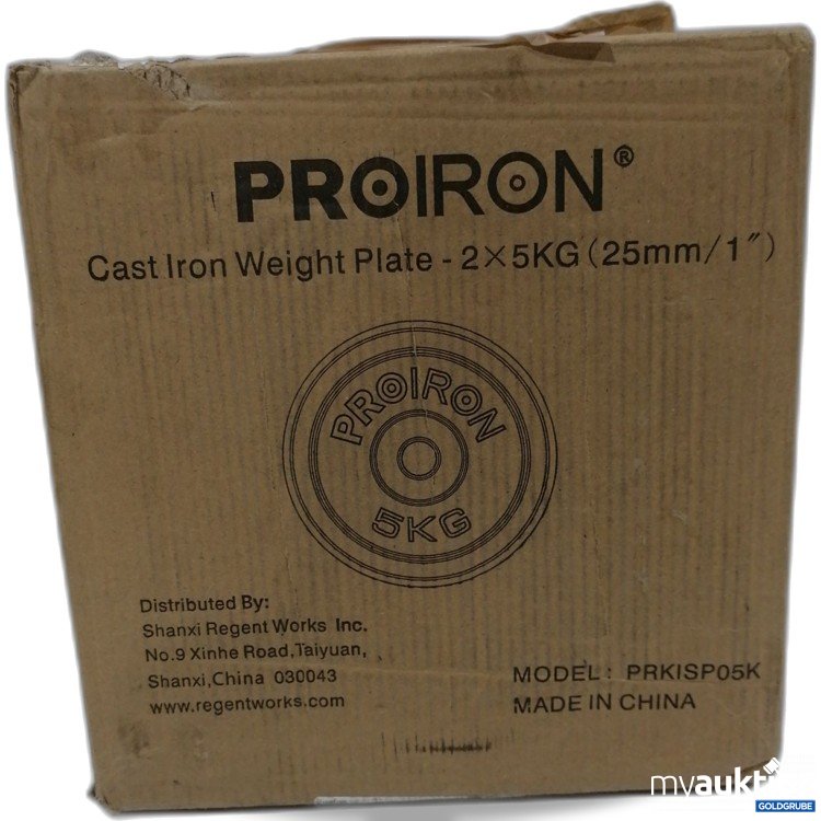 Artikel Nr. 881934 Artikel Nr. 881934: Proiron Fitnessgewichte 2x5kg Model:PRKISP05K