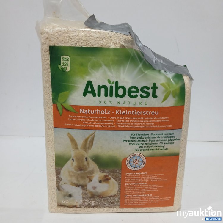 Artikel Nr. 889934: Anibest Naturholz Kleintierstreu 60 l 