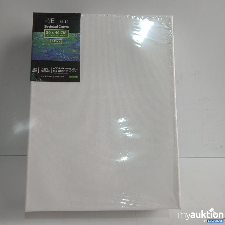 Artikel Nr. 955934 Artikel Nr. 955934: Elan Stretched Canvas 30x40cm 6Pack