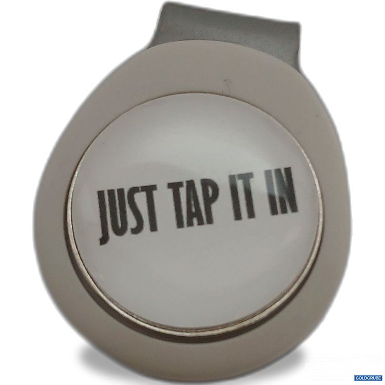 Artikel Nr. 971934 Artikel Nr. 971934: Pitchfix Hat Clip Weiß mit Just Tap it in Aufschrift