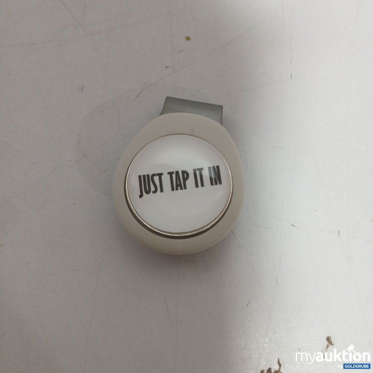 Artikel Nr. 971934 Artikel Nr. 971934: Pitchfix Hat Clip Weiß mit Just Tap it in Aufschrift