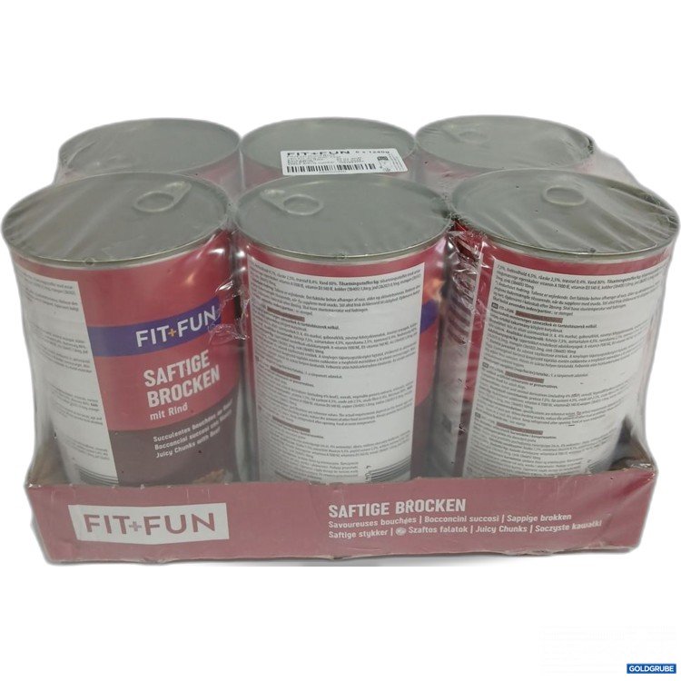 Artikel Nr. 973934 Artikel Nr. 973934: FIT+FUN Saftige Brocken mit Rind 6x1240 g