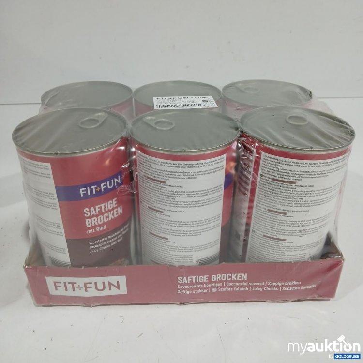 Artikel Nr. 973934 Artikel Nr. 973934: FIT+FUN Saftige Brocken mit Rind 6x1240 g