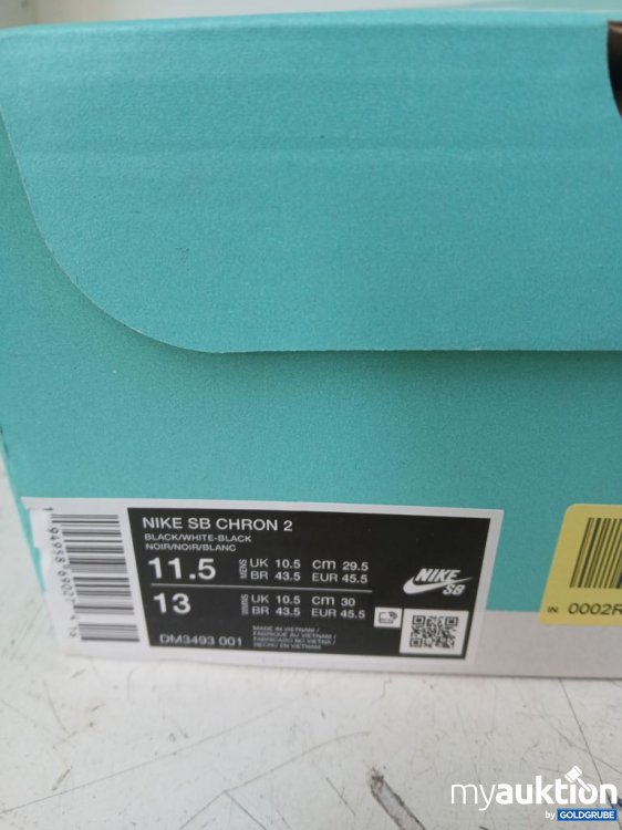 Artikel Nr. 986934 Artikel Nr. 986934: Nike SB Chron 2 Sneaker Schwarz/Weiß