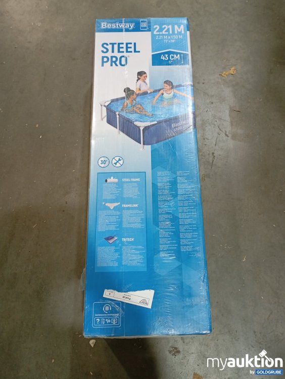 Artikel Nr. 476935: Bestway Steel Pro Pool 2,21 x 1,50 m 43 cm hoch