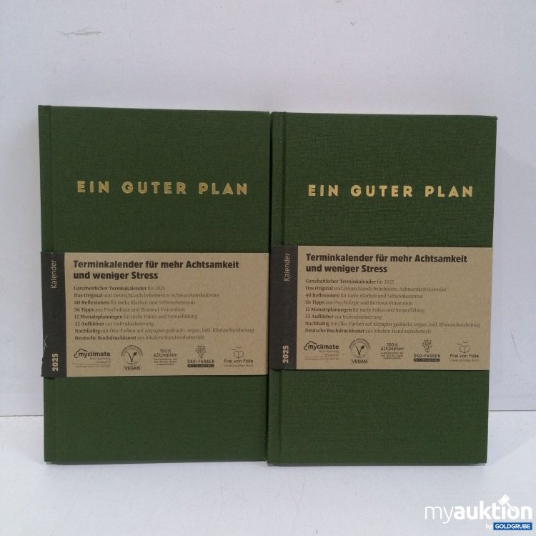 Artikel Nr. 859935: Ein guter Verlag, ein guter Plan Terminkalender Achtsamkeit und weniger Stress 2025