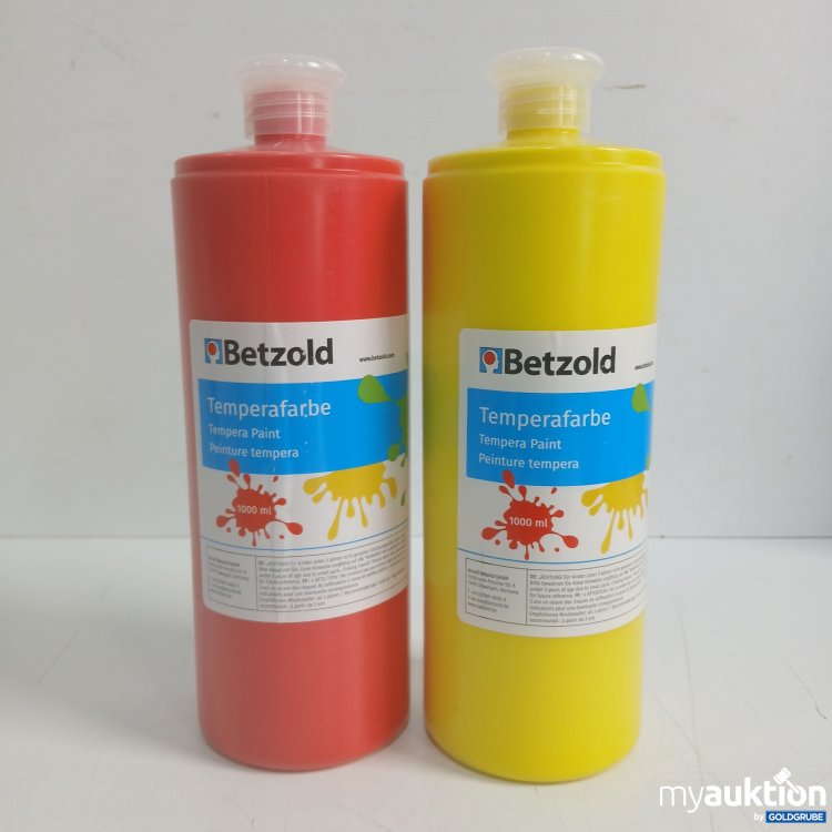 Artikel Nr. 444936: Betzold Temperafarbe Rot + Gelb 1000ml