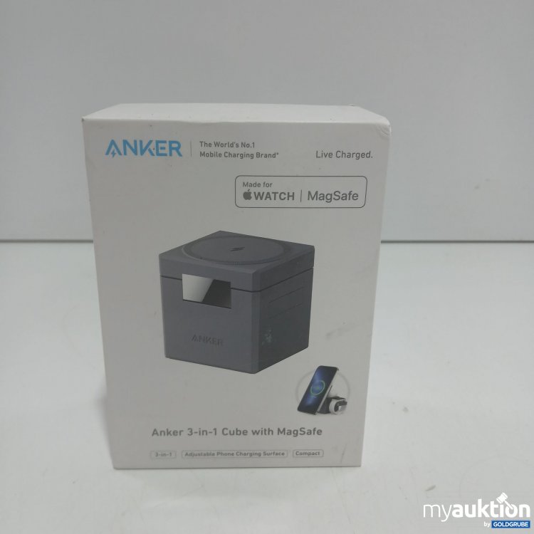 Artikel Nr. 818936 Artikel Nr. 818936: Anker 3kn1 Cube with MagSafe