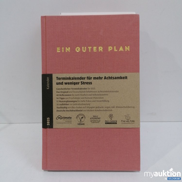 Artikel Nr. 859936 Artikel Nr. 859936: Ein guter Verlag, ein guter Plan Terminkalender Achtsamkeit und weniger Stress 2025