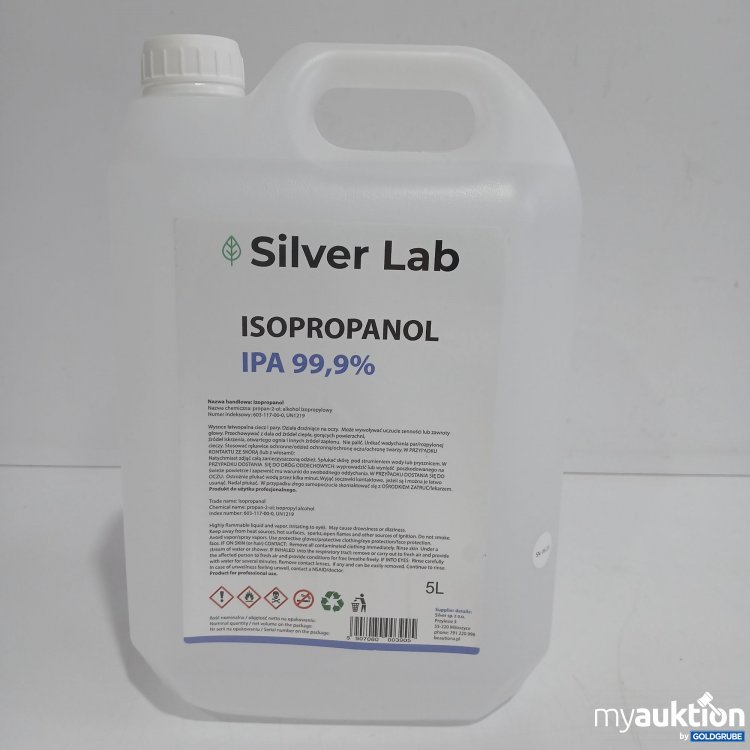 Artikel Nr. 872936: Silver Lab Isopropanol IPA99,9% 5L 
