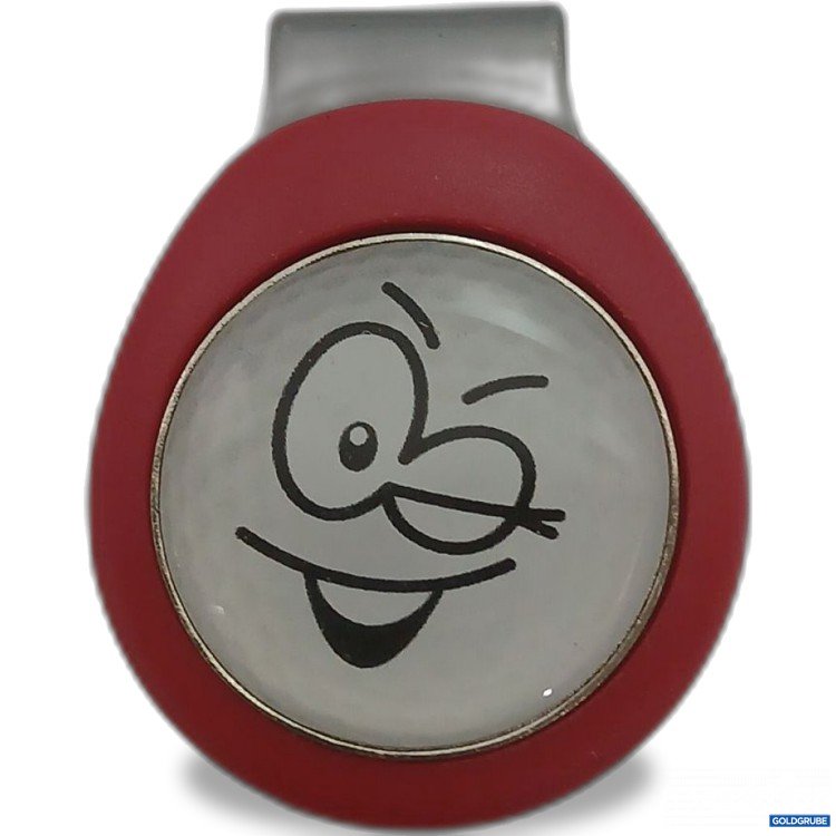 Artikel Nr. 971936 Artikel Nr. 971936: Pitchfix Hat Clip Rot mit Smiley Motiv