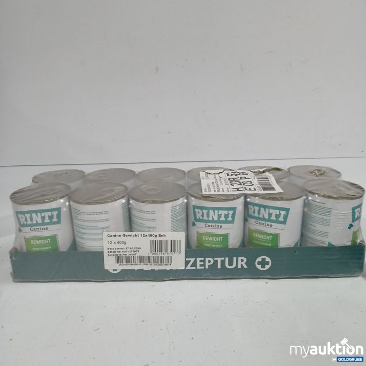 Artikel Nr. 973936: Rinti Canine Gewicht 12x400 g