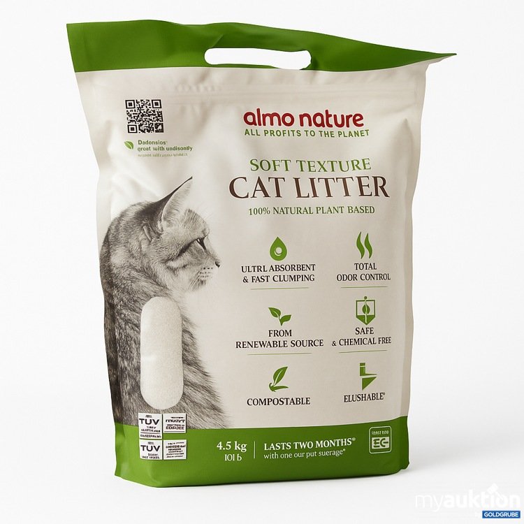 Artikel Nr. 976936: almo nature Cat Litter Soft Texture 4.54 kg