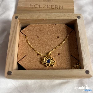 Auktion Holzkern Halskette 
