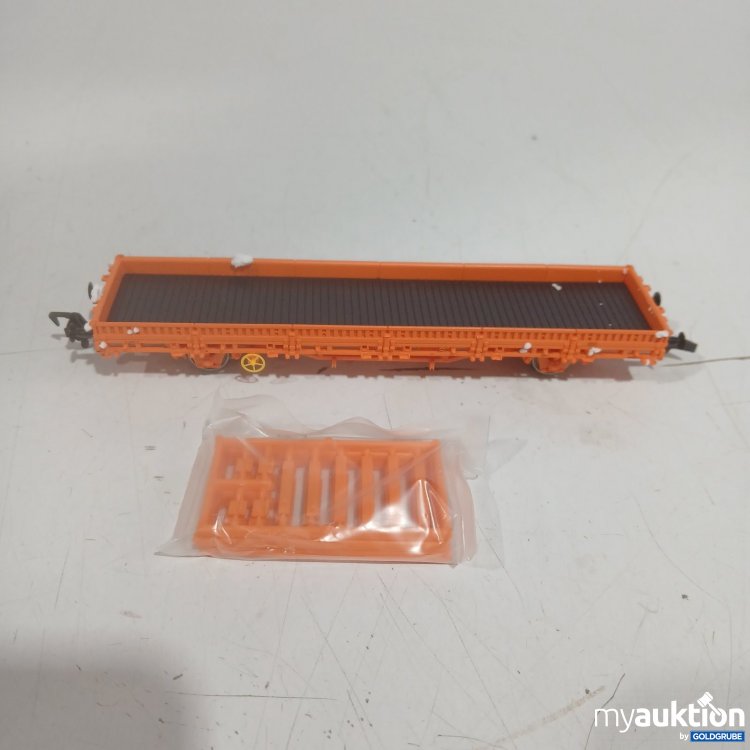 Artikel Nr. 468937 Artikel Nr. 468937: Roco Modell Eisenbahn Flachwagen orange