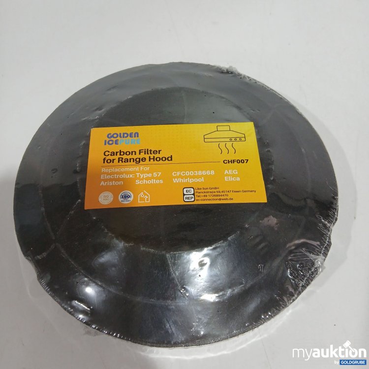 Artikel Nr. 812937 Artikel Nr. 812937: Golden IcePure Carbon Filter for Range Hood CHF007