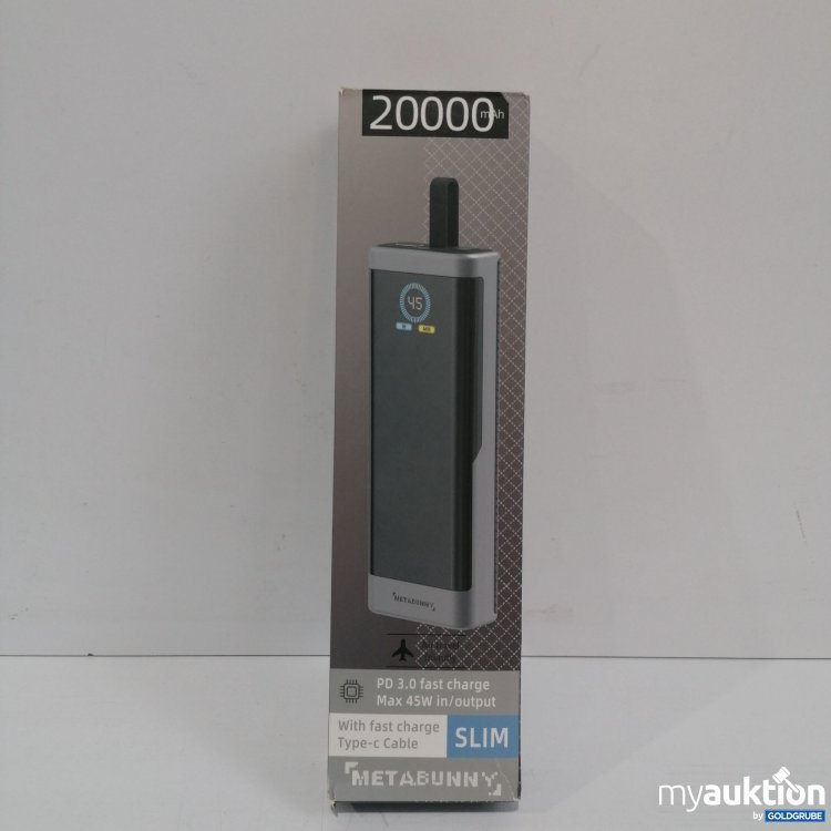 Artikel Nr. 834937: Metabunny PD 3.0 Fast Charge Slim 20000