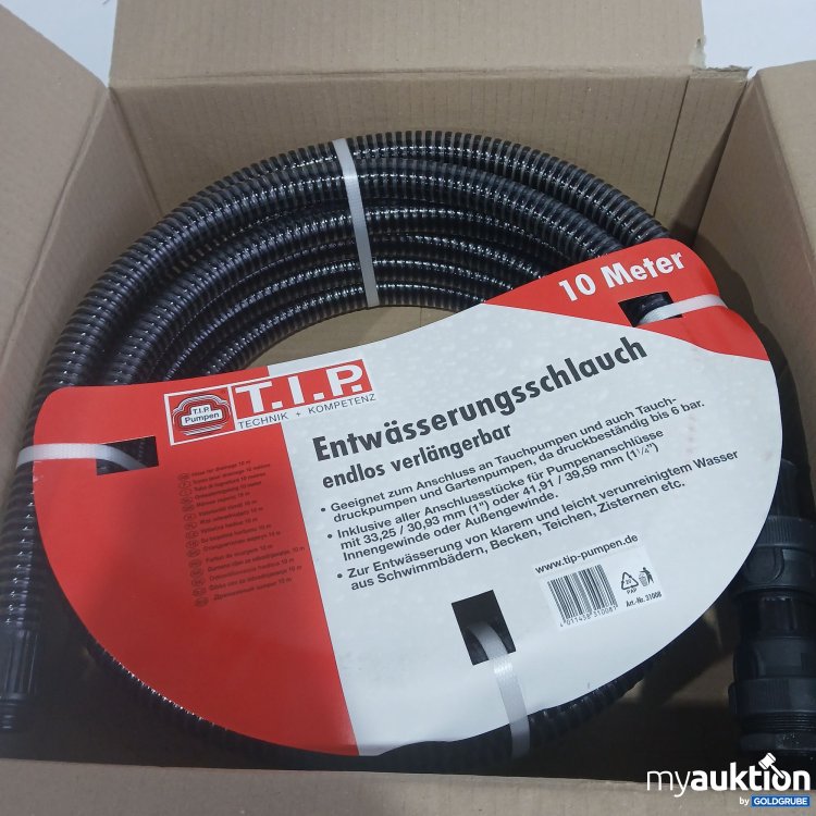 Artikel Nr. 872937 Artikel Nr. 872937: T.I.P Entwässerungsschlauch endlos verlängerbar 10m