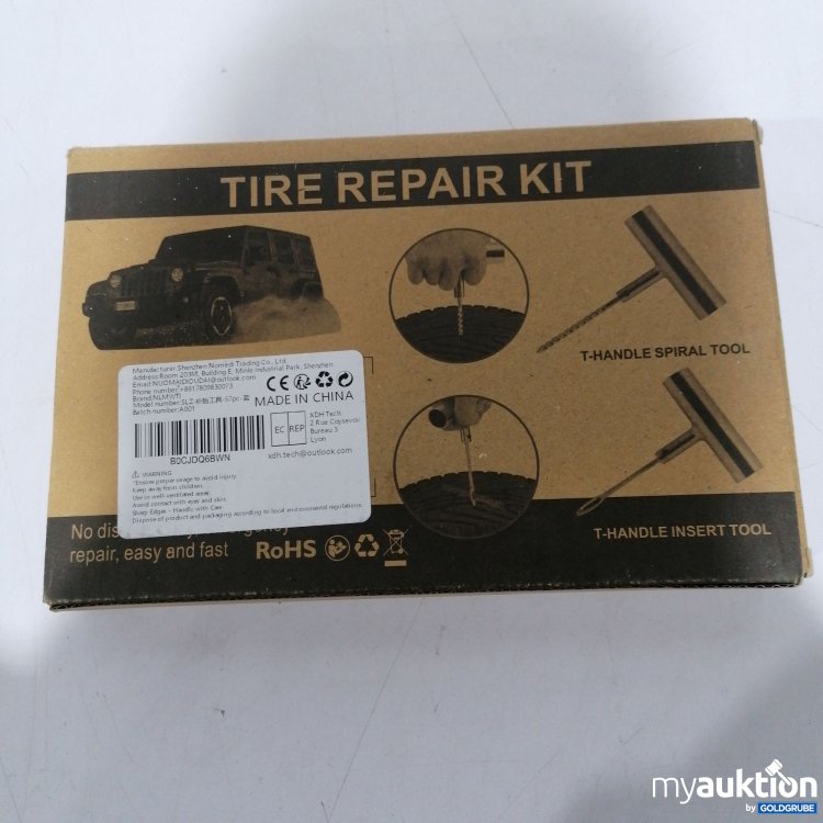 Artikel Nr. 886937: Tire Repair Kit Model:A001