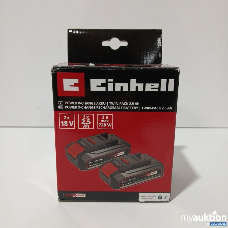 Artikel Nr. 904937: Einhell Power X Change Akku 2stk 2.5Ah
