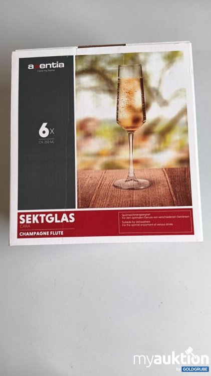 Artikel Nr. 928937: a ventia Sektglas Cara Champagne Flute 6x250 ml