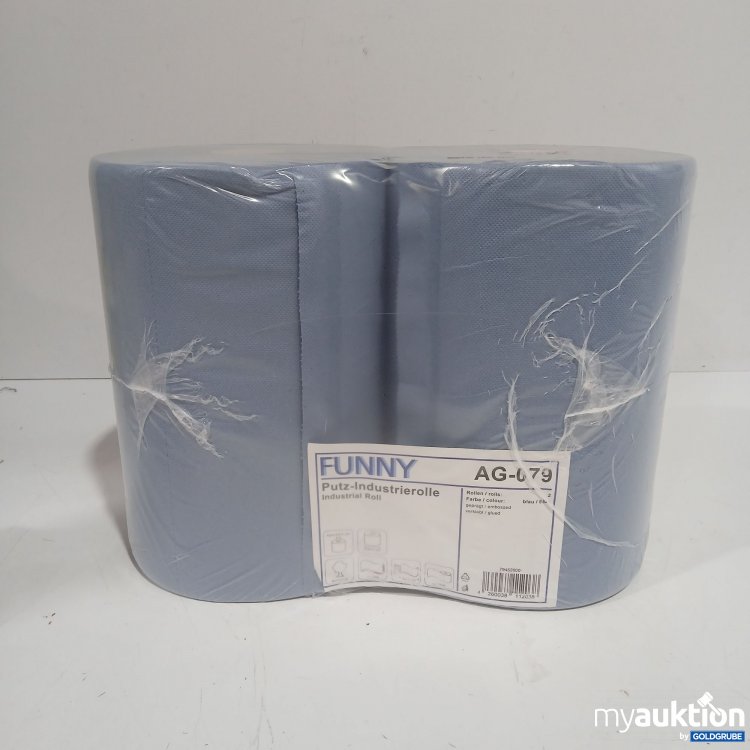 Artikel Nr. 978937: Funny Putz-Industrierolle blau 2Rollen Kern ø6,2cm 