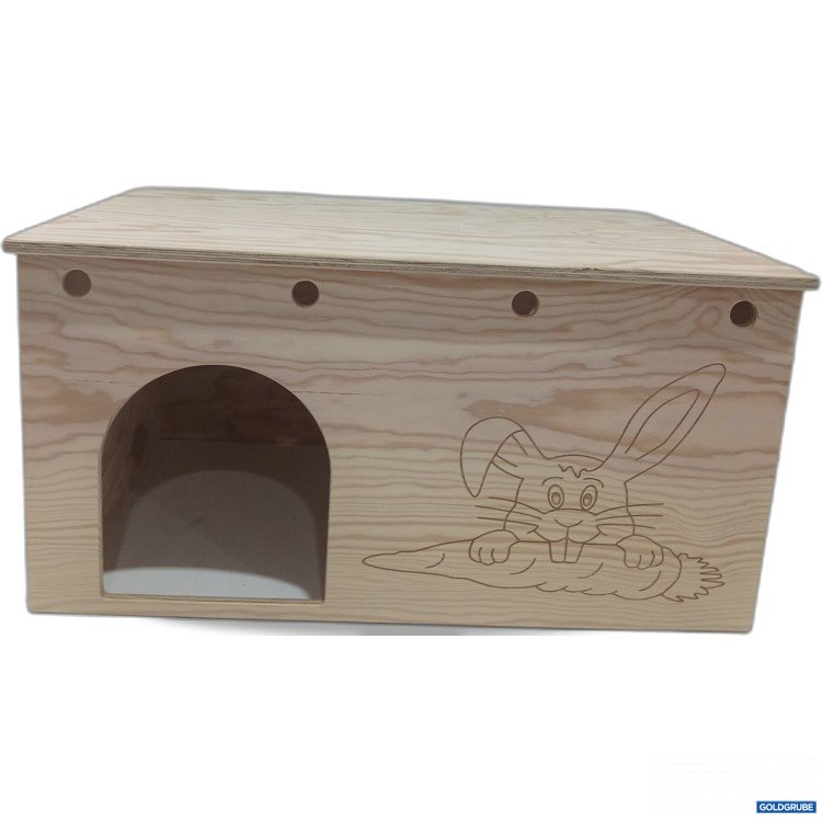 Artikel Nr. 980937 Artikel Nr. 980937: Diverses Hasenhaus aus Holz ca 60x40x31cm