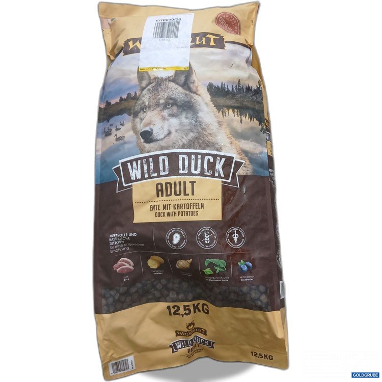 Artikel Nr. 990937 Artikel Nr. 990937: Wolfsblut Wild Duck Adult Hundefutter Ente mit Kartoffeln 12,5kg