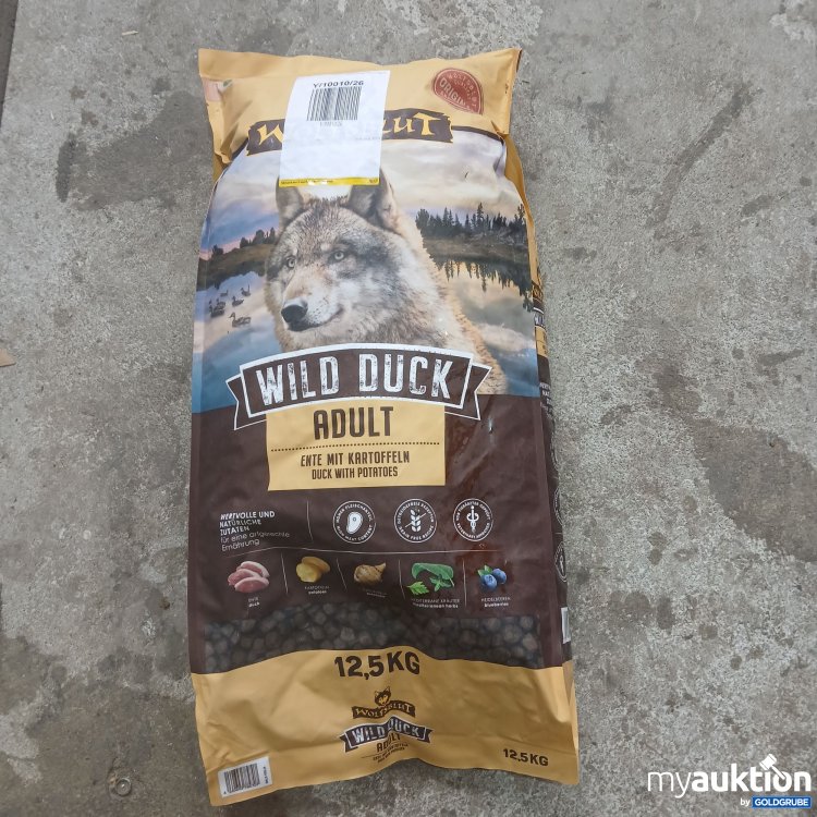 Artikel Nr. 990937 Artikel Nr. 990937: Wolfsblut Wild Duck Adult Hundefutter Ente mit Kartoffeln 12,5kg