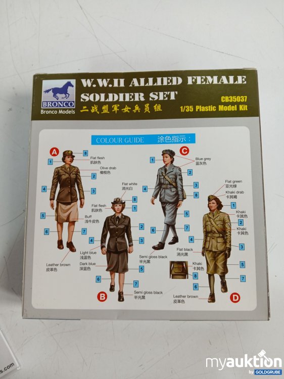 Artikel Nr. 994937 Artikel Nr. 994937: BRONCO MODELS W.W.II Allied female Soldier Set
