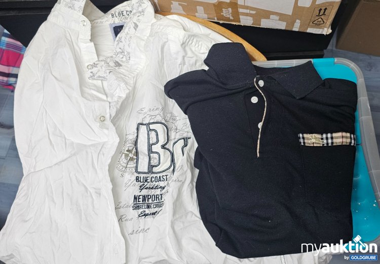 Artikel Nr. 396938: Burberry Polohemd (Größe cirka XL-XXL) + Hemd 5XL