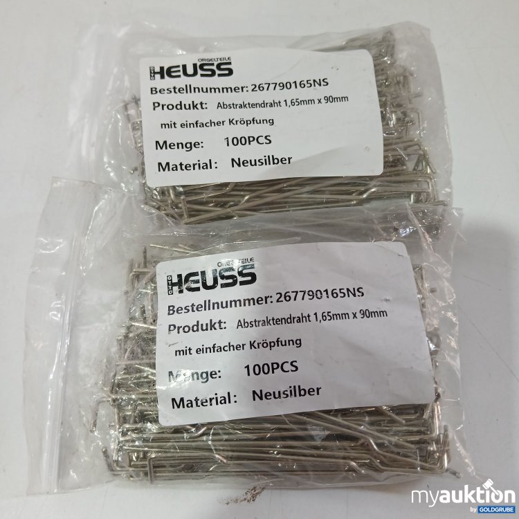 Artikel Nr. 442938 Artikel Nr. 442938: Otto Heuss Abstraktendraht 1.65mmx90mm 100stk