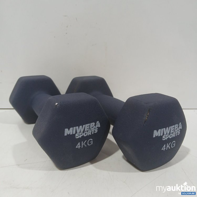 Artikel Nr. 524938 Artikel Nr. 524938: Miweba Sports Kurzhantel-Set 2 x 4 kg gebraucht