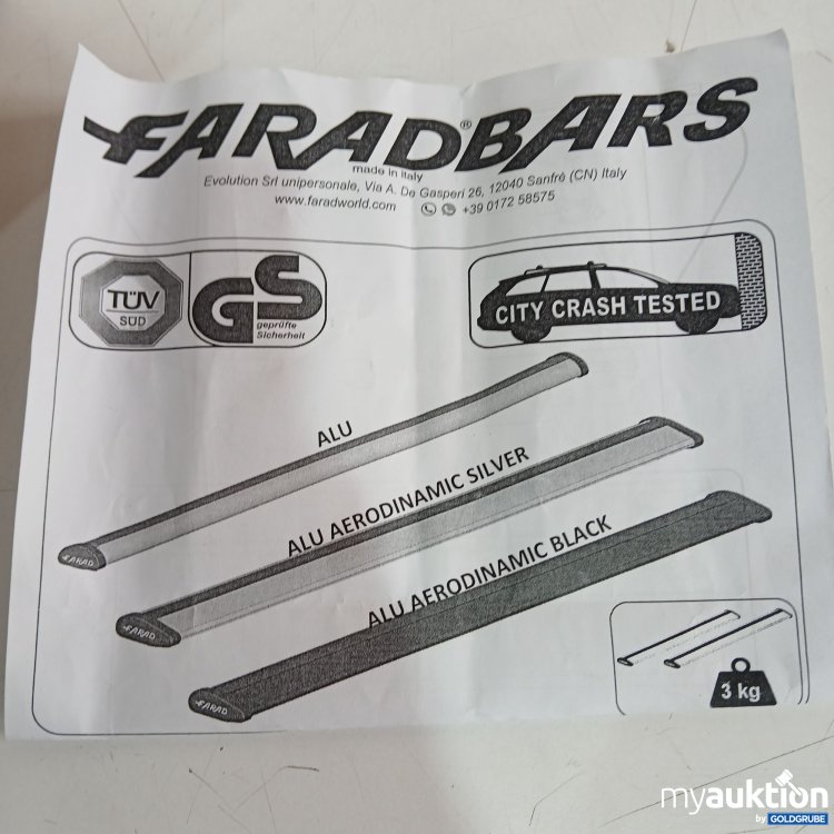 Artikel Nr. 843938 Artikel Nr. 843938: Faradbars Autozubehör Dachträger