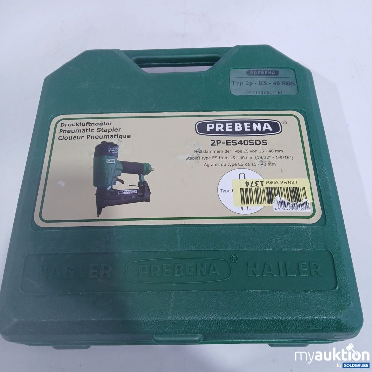 Artikel Nr. 872938 Artikel Nr. 872938: Prebena Druckluftnagler 2P-ES40SDS
