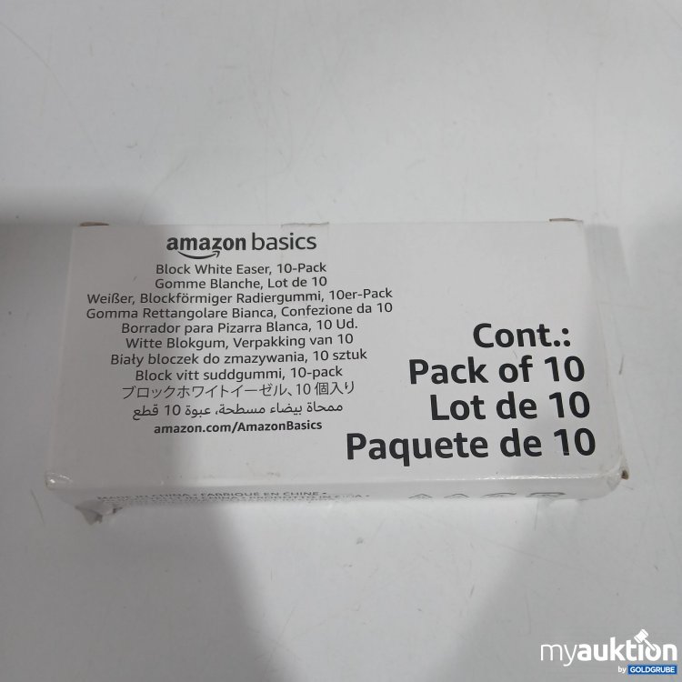 Artikel Nr. 893938: Amazon Basics Block white Easer 10Pack 