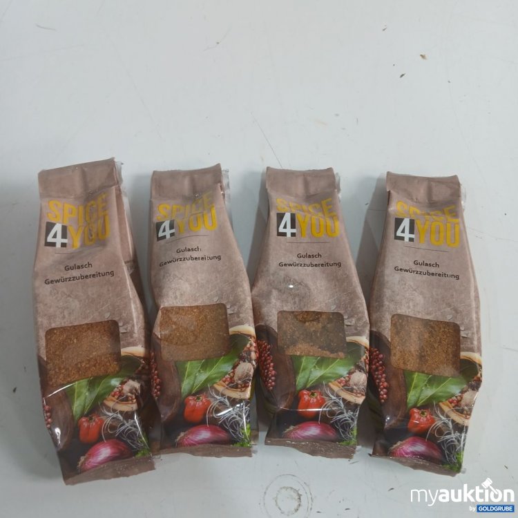 Artikel Nr. 919938: SPICE 4 YOU Gulasch Gewürzmischung 4x50g