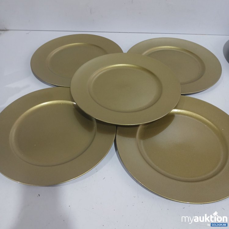 Artikel Nr. 939938 Artikel Nr. 939938: Dekorations Teller gold ø33cm 5Stk