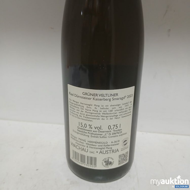 Artikel Nr. 958938 Artikel Nr. 958938: MANG Grüner Veltliner Ried Dürnsteiner Kaiserberg Smaragd 2023